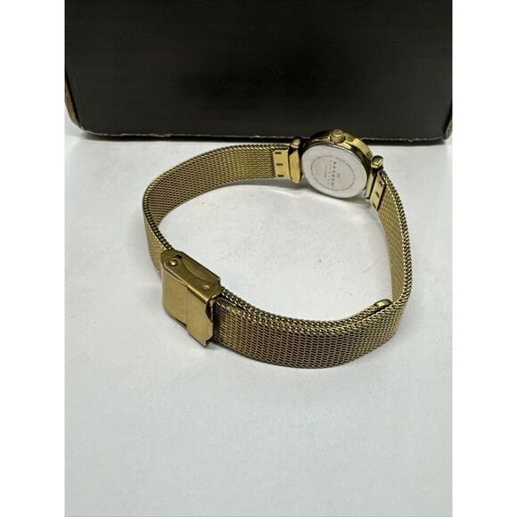 Skagen 107XSGG Womens Gold Stainless Steel Analog Dial Quartz Wrist Watch JNA194 main image 8